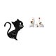 thumbnail image 1 of Reloj de pared con gato, bonito reloj de pared para guardería, sala de juegos, esculturas de elefantes para interiores, estatuas de elefantes, decorac, 1 of 8