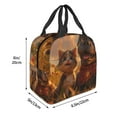 thumbnail image 3 of Sikiie Cat Dog Friendship Lunch Bag for Women & Men Adult Insulated Lunch Box, Food Lunch Containers Lunch Tote Bags for Work, Travel, Outdoor, 3 of 8
