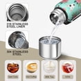 thumbnail image 3 of 20 Oz Bull Terrier Dog and Flower Florals Coffee Tumbler Double Wall Insulated Stainless Steel Water Bottle | Metal Reusable Thermoses Flask with Cup Cap | Leak & Sweat Proof with Anti-Dust Lid, 3 of 7