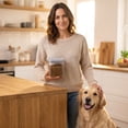 thumbnail image 6 of Airtight Dog Treat Jars, Dog Cat Food Storage Containers with Lids for Kitchen Pantry Organization, Keep Food Fresh Crispy 3.74*4.06In, 6 of 6