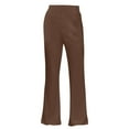 thumbnail image 5 of School Pants for Girls Skinny Pants Stretch Pants with Pockets Straight Pants Brown Pants Back to School Clothes for Teen Girls Teen Girls Pants Size 13-14 Years, 5 of 9