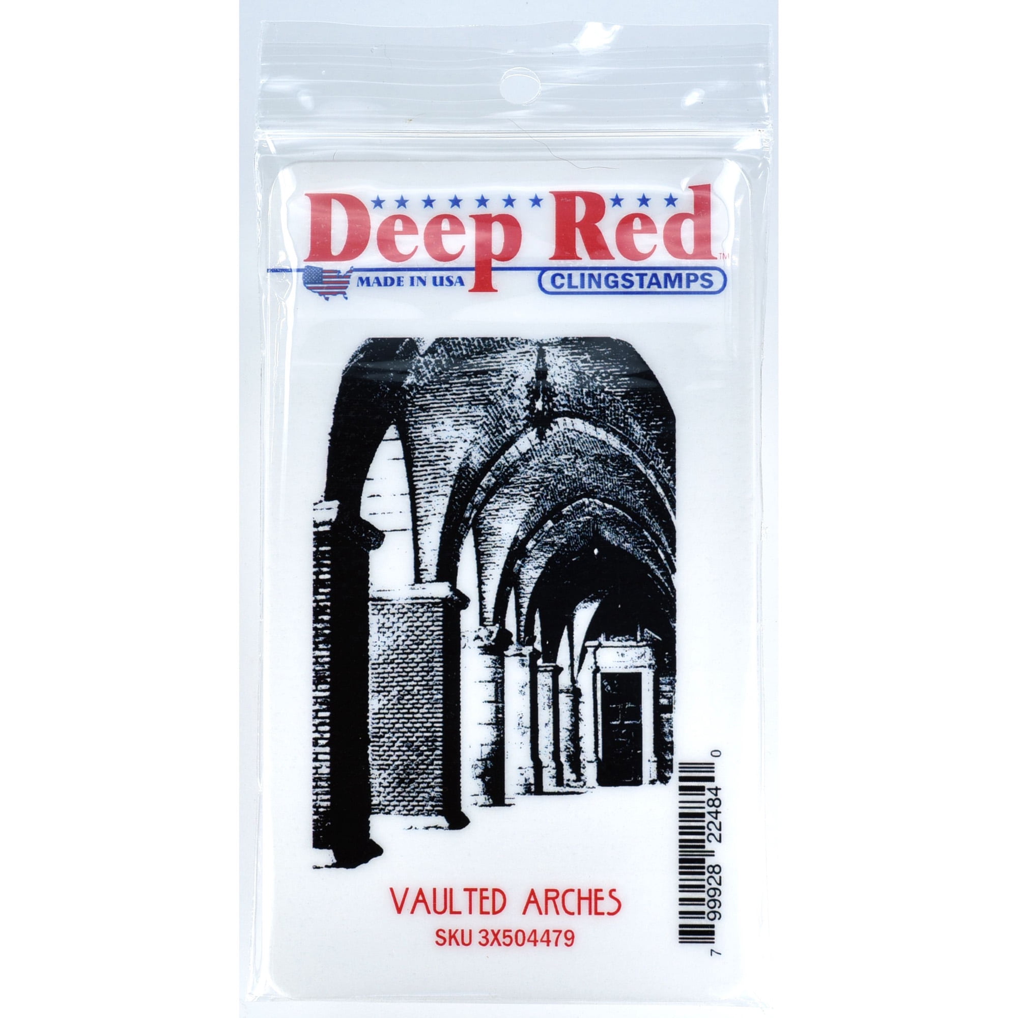 Deep Red Stamps 3X504479 Cling Stamp-Vaulted Arches - Walmart.com