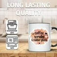 thumbnail image 3 of Coffee Scrubs Rubber Gloves Mug, Nurse Doctor Healthcare Mug, Essential Worker Flower Coffee Mug, Gift for Nurses and Doctors - 11 Ounce Black Rim Handle Novelty Coffee Cup - WMUG0798-Black Rim, 3 of 5