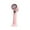 Pink, variant on Lksixu Small Handheld Fan, Portable Personal Turbo Desk Fan with Base, USB Rechargeable Battery Operated Eyelash Fan Desktop/Handheld 3 Speed Quiet Strong Airflow Cooling Fan for Office Travel Outdoor