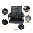thumbnail image 3 of 16 Bay Charging Cabinet for Laptop,Chromebook, Locking Charging Station-BLACK, 3 of 18