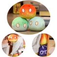 thumbnail image 3 of 2PC Fire Slime Plush Pillow with Keychain, Slime Stuffed Animal Toys, Water, 3 of 6