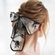 thumbnail image 2 of Moda Color sólido Scrunchies cuerda de pelo largo lazos coreanos para el cabello para mujer chica lazos bufanda dulce elegante diadema accesorios para el cabello Gao Jinjia LED, 2 of 2