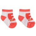 thumbnail image 3 of Happy Threads Sesame Street Elmo Baby Gift Set, Baby Clothes Set 3-Piece Bodysuit Beanie Hat Socks, Red, 3-6 Months, 3 of 8