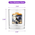thumbnail image 5 of Happy Halloween Afghan Hound Witch Pumpkins Bats 11oz Whiskey Glass Mug Dog Lover Whiskey Cocktail Glasses Cup - 13012, 5 of 5