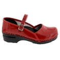 thumbnail image 2 of BJORK Marcella Mary Jane Leather Clogs (Red Patent, EU-42), 2 of 7