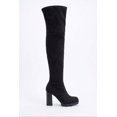 thumbnail image 3 of Women's Chunky Heel Over The Knee Boots with Side Zipper, 3 of 6