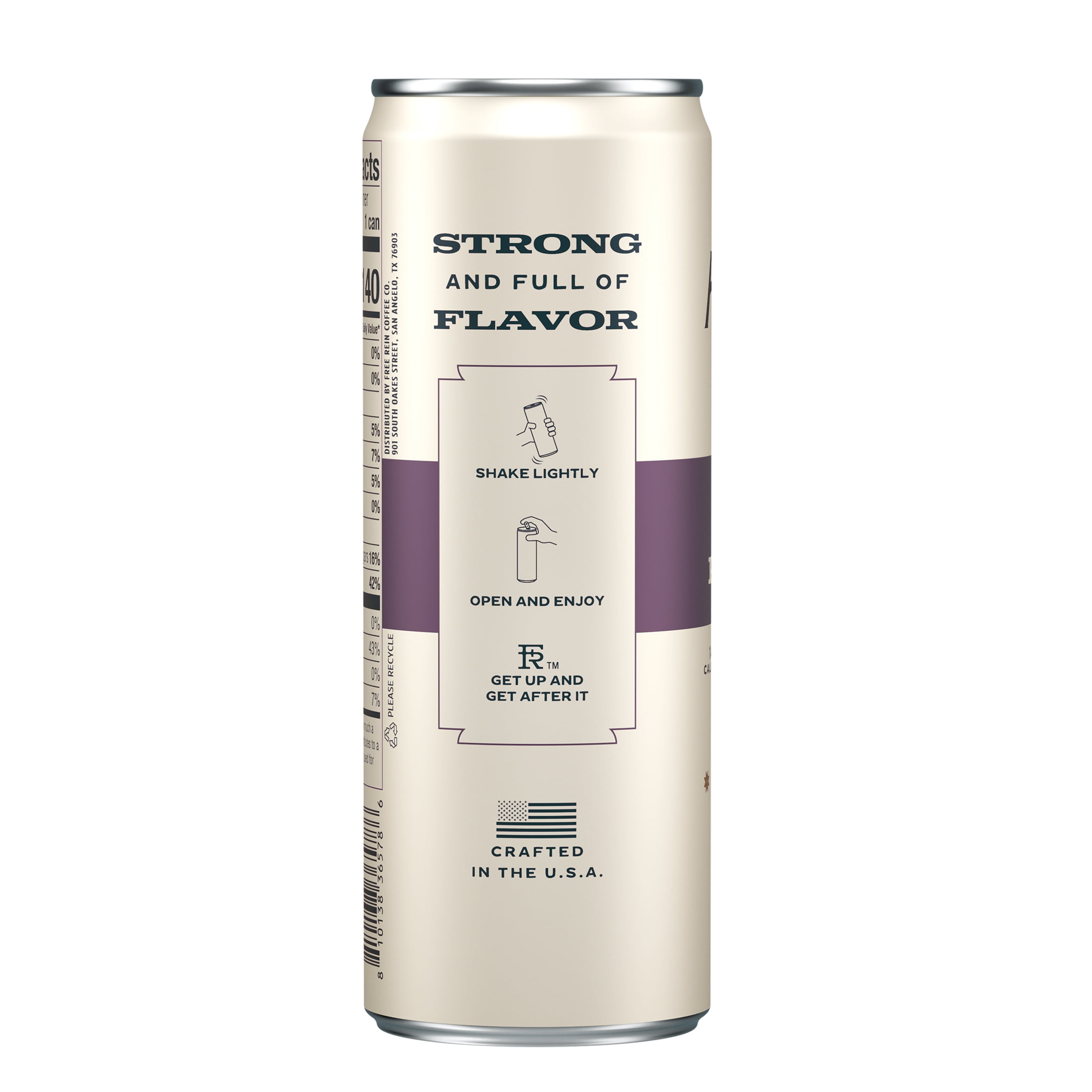 Free Rein Coffee Company Ready to Drink Sweet Cream Protein Cold Brew, 11 fl oz Can