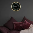 thumbnail image 4 of Large Luminous Wall Clock with the silent wall clock for dark Night Light Quartz Indoor Hotel Shops Cafe, 4 of 8