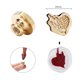thumbnail image 5 of Cabeza De Sello DIY Art Seal Head Craft Supplies Metal para empaquetar álbumes de recortes (corazón) Wdftyju Libre de BPA, 5 of 5