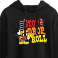 thumbnail image 3 of Disney - Firefighter Mickey - Stop, Drop, & Roll - Juniors Cropped Pullover Hoodie, 3 of 5