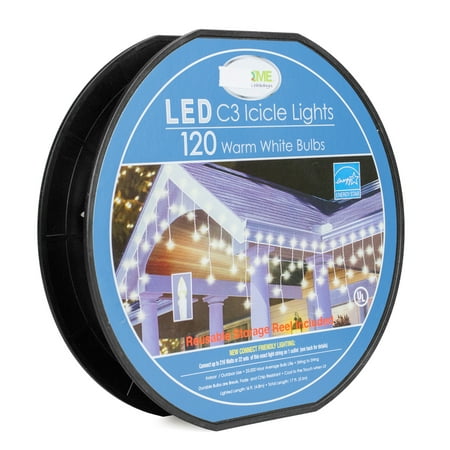 icicle lights 120 warm white bulbs led c3 walmart com icicle lights 120 warm white bulbs led c3 walmart com