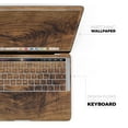 thumbnail image 4 of Design Skinz Raw Wood Planks V11 Full-Body Wrap Scratch Resistant Decal Skin-Kit Compatible with MacBook 13" Pro w/TB (A1706), 4 of 5