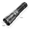 thumbnail image 4 of LJNYFDC Rechargeable Flashlight Portable LED Camping Torchlight Super Bright High Lumens Rechargeable Waterproof Telescopic Zoom, 4 of 6