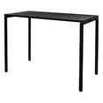 thumbnail image 5 of OSP Home Furnishings 60" Writing Desk with Black Laminate Top and Black Finish Metal Legs, 5 of 10