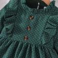 thumbnail image 4 of Mercatoo Girls' Leisure Long Sleeved Dress Toddler Kids Girl Ruffle Long Sleeve A-Line Princess Dresses Autumn Winter, 4 of 9