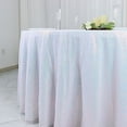 thumbnail image 3 of Balsa Circle 132" Sequin Round Tablecloth Wedding Party Linens Iridescent Blue, 3 of 6