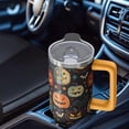 thumbnail image 5 of 30oz Halloween Tumbler with Handle – Skeleton Witch Skull Drinkware with Lid and Straw – Horror Travel Cup – Party Gifts Coffee Mug, 5 of 5