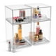 thumbnail image 1 of Sorbus Juego de 4 Contenedores Organizadores de Almacenamiento Apilables de Acrílico para Baño, Maquillaje y Más con Cajones Extraíbles, Transparentes, 1 of 6