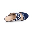 thumbnail image 4 of BLISSFUL STEP Women's Printed Stiletto Heels Slides Sandals, 4 of 8