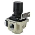 thumbnail image 3 of Air Pressure Regulator Relief Valve 0.05‑0.8MPa Controller Aluminium Alloy with Gauge3/8in, 3 of 14