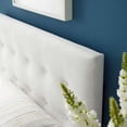 thumbnail image 3 of Modway Emily Twin Tufted Performance Velvet Headboard in White, 3 of 8