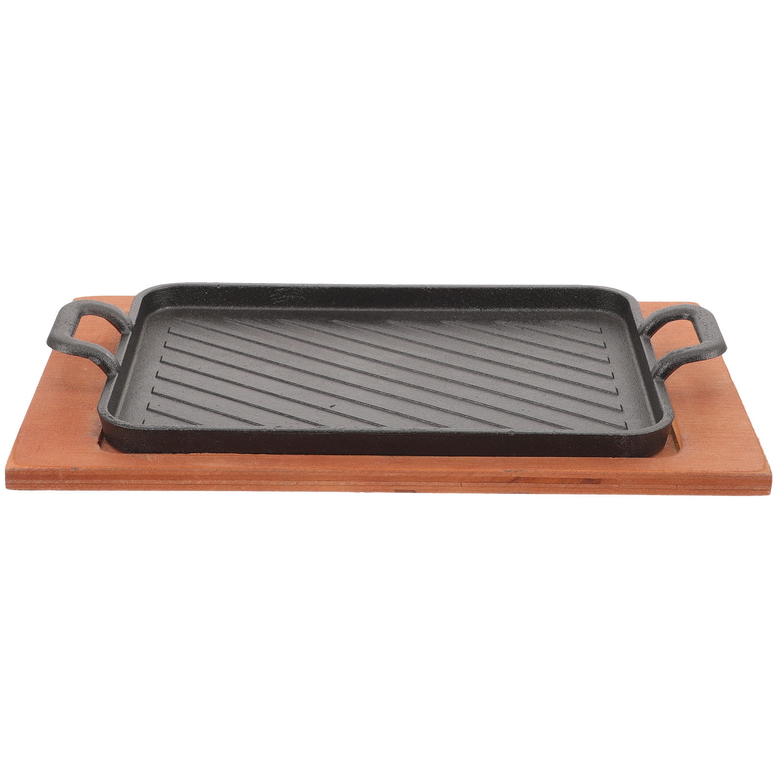 HOOWIFFY Cast Iron Griddle for Kitchen Cooking, Non-Stick , Even Heating, Assorted Colors, Ideal for Stovetop and Grill