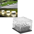 thumbnail image 4 of Glass Brick Light, Solar Charging Buried Brick Lamp IP68  For Garden For Swimming Pool Peripheral Layouts For Courtyards For Roads Lamp, 4 of 8