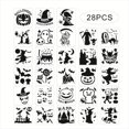 thumbnail image 3 of QualitChoice Halloween Decor Pumpkin Stencils Template for Painting DIY Drawing Painting Template Stickers, 3 of 5