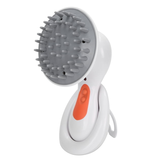 Masajeador eléctrico impermeable para el cuero cabelludo, vibración, antipérdida de cabello, alivia el estrés, cepillo de masaje para el cuero cabelludo