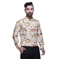 thumbnail image 3 of BESTMAN Mandarin CollarÂ&nbsp;Shirt Printed Mens Short Kurta Casual Ethnic Dress, 3 of 6
