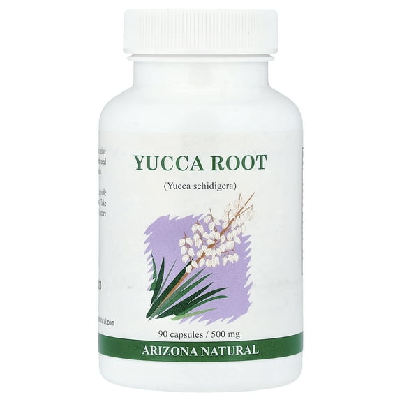 Arizona Natural Yucca Root, 90 Capsules (250 mg Per Capsule)