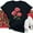 Black, variant on Valentine's Day Clothes Under 10.00 TMOYZQ Women's Plus Size T-Shirts Casual 3/4 Sleeve Crew Neck Blouse Fashion Red Rose Graphic Pullover Tops