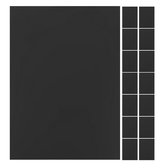 FONDOTIN Black Cardstock Paper Thick Paper For Menus 2 Packs