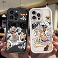 thumbnail image 2 of O-one p-pieces Luffys Anime para Apple iPhone 15 14 13 12 11 XS XR X 8 7 Pro Max Plus Pro funda de teléfono de escalera de ojo suave a prueba de golpes, 2 of 5