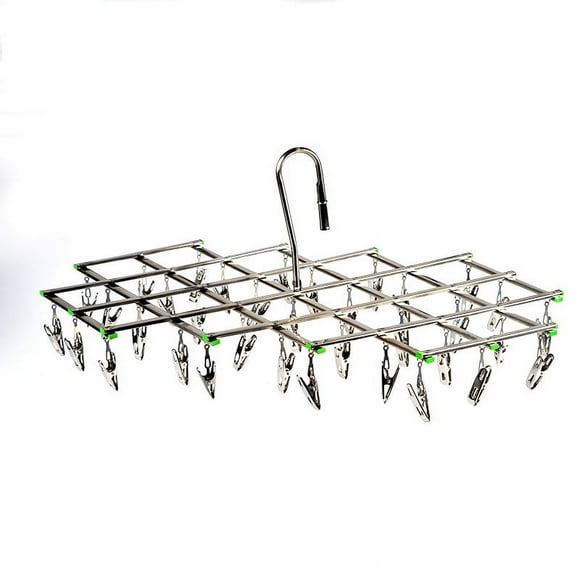 Jinsinto Sock Rack, Steel Hanging Clothes Rack for Socks/Underwear/Towels