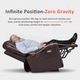 thumbnail image 6 of MCombo 450LB Oversized Dual Motor Power Lift Recliner Chair for Big Tall Elderly, Hidden Cup Holders, Faux Leather, Dark Brown, 6 of 11