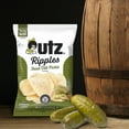 Utz Ripples Fried Dill Pickle Potato Chips, GlutenFree, Family Size, 7