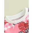 thumbnail image 5 of Bagilaanoe 2Pcs Newborn Baby Girl Valentine's Day Clothes Heart Print Long Sleeve Sweatshirt Tops + Sweatpants 3M 6M 12M 18M 24M Infant Pants Set, 5 of 9