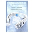 thumbnail image 3 of Ventilador de Cuello Portátil de 3 Velocidades con Placa de Enfriamiento, Recargable, para Hombres y Mujeres, Color Azul., 3 of 8