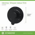 thumbnail image 7 of Symmons 6790MBTRM Identity Pressure Balanced Valve Trim Only - Black, 7 of 7