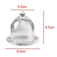 thumbnail image 7 of Cake Plate with Glass Cover Glass Cover Serving Tray for Festive Party Food round edge, 7 of 7