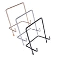 thumbnail image 4 of GOOHOCHY 3PCS Geometric Iron Storage Rack Desktop Organizer Holder for Book Journal Dish (Stand Type), 4 of 8