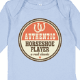 thumbnail image 4 of Inktastic Horseshoe Player Gift Boys or Girls Long Sleeve Baby Bodysuit, 4 of 5