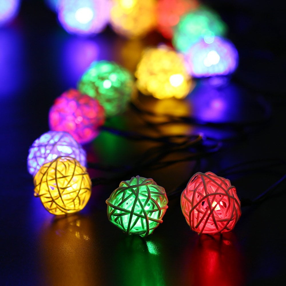 Qedertek Christmas string lights Patio & Garden Decor String Lights 30