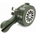 thumbnail image 4 of Cuerno de manivela Sirena portátil 110dB Alarma de metal manual Alarma de seguridad de emergencia de ataque aéreo, 4 of 5